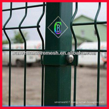 China manufacture plastic coated 3D bending fence/garden folding wire fence